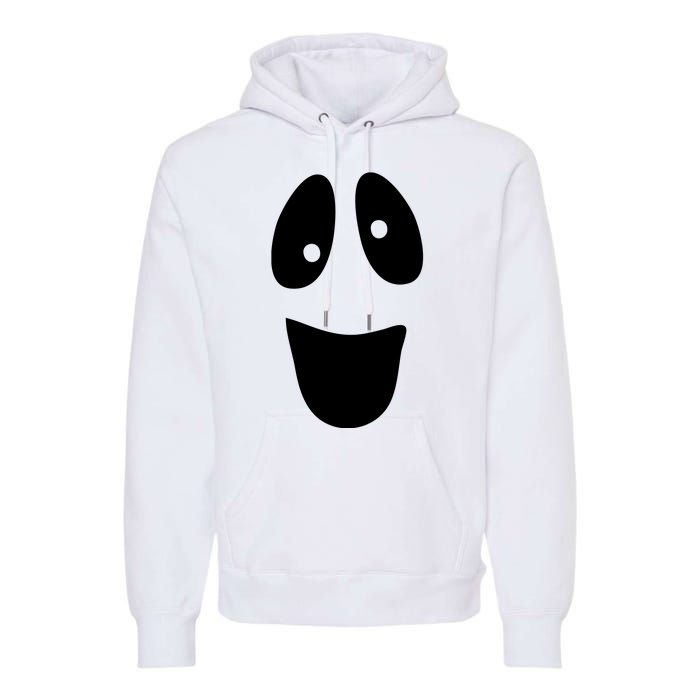 Funny Halloween Ghost Face Premium Hoodie