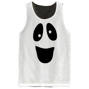 Funny Halloween Ghost Face Mesh Reversible Basketball Jersey Tank