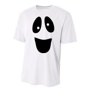 Funny Halloween Ghost Face Performance Sprint T-Shirt