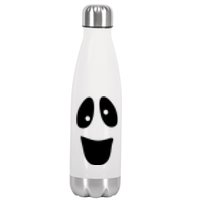 Funny Halloween Ghost Face Stainless Steel Insulated Water Bottle