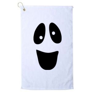 Funny Halloween Ghost Face Platinum Collection Golf Towel