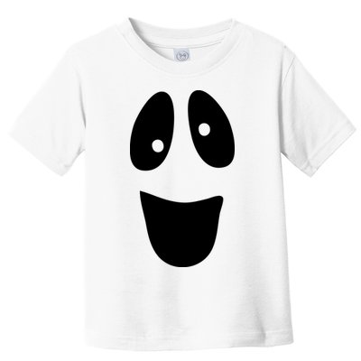 Funny Halloween Ghost Face Toddler T-Shirt