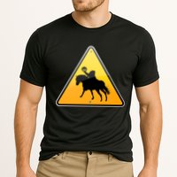 Funny Halloween Headless Horseman Crossing Cooling Performance Crew T-Shirt