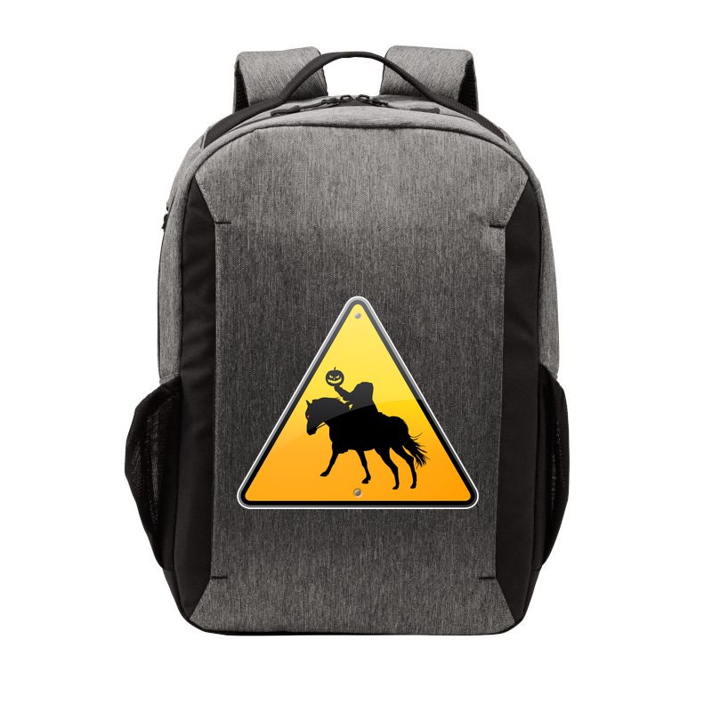Funny Halloween Headless Horseman Crossing Vector Backpack