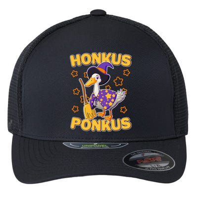 Funny Halloween Honkus Ponkus Duck Flexfit Unipanel Trucker Cap