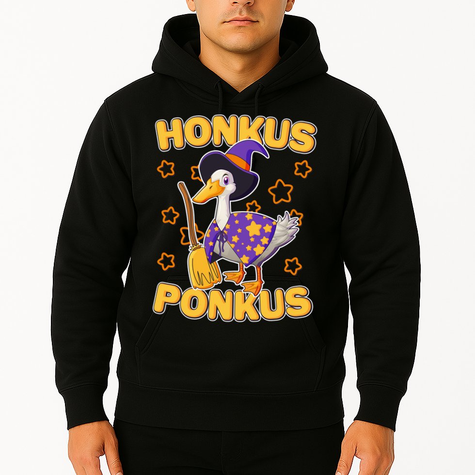 Funny Halloween Honkus Ponkus Duck Hoodie