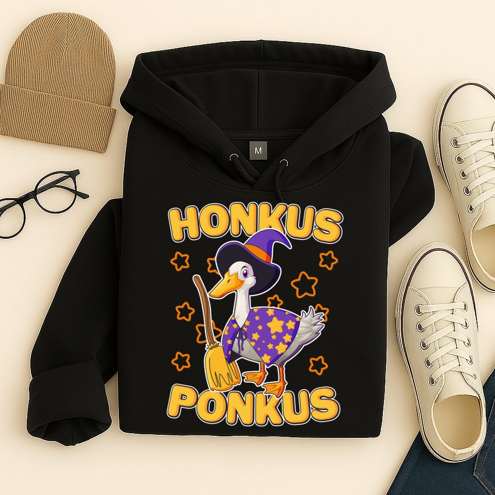 Funny Halloween Honkus Ponkus Duck Hoodie