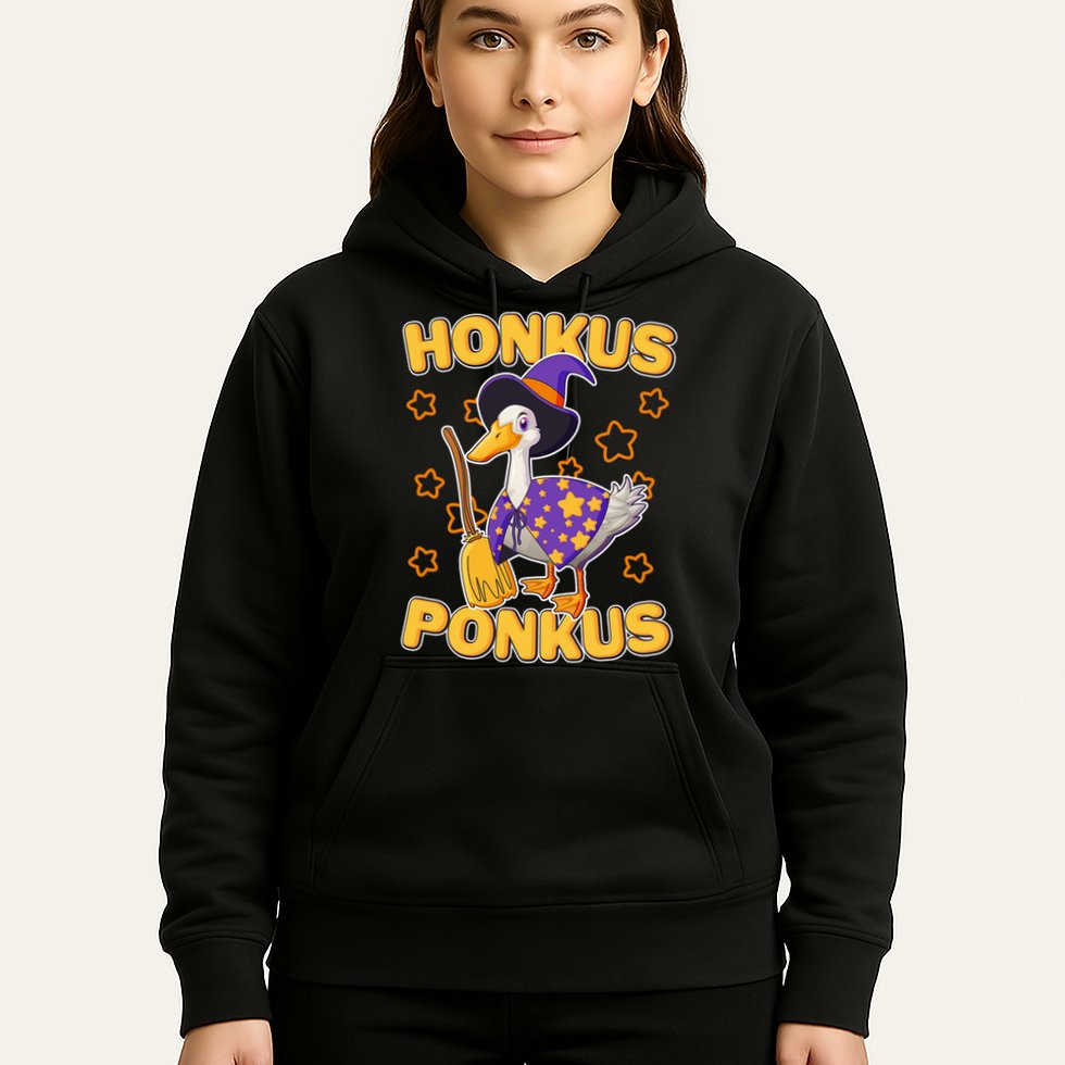 Funny Halloween Honkus Ponkus Duck Hoodie