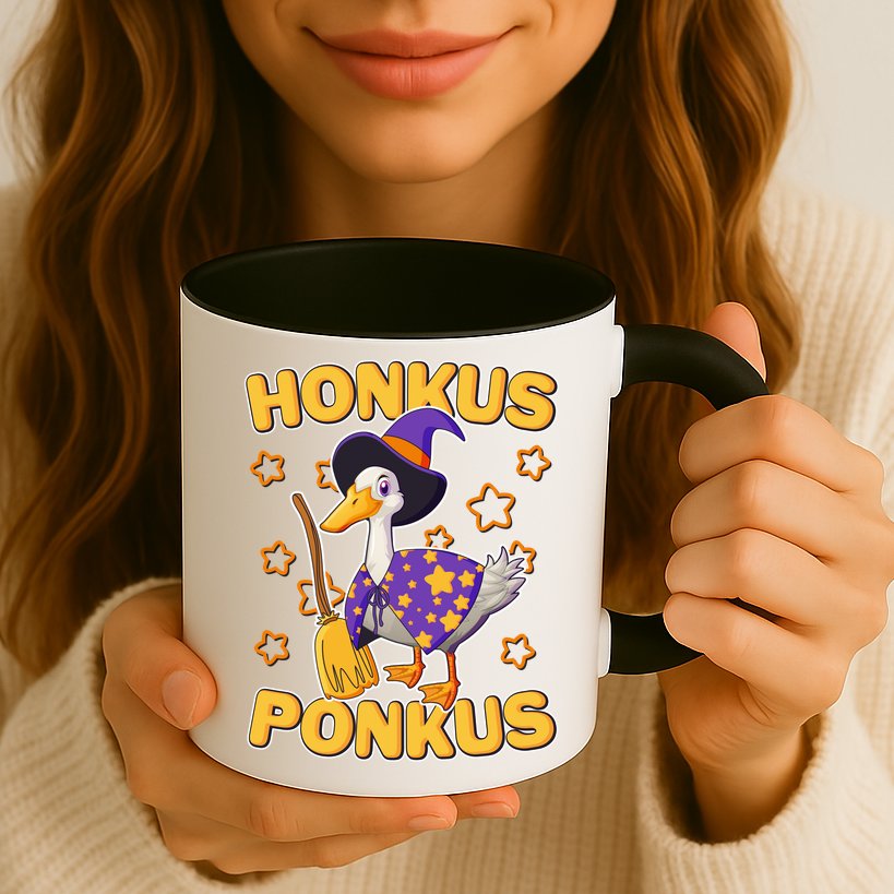 Funny Halloween Honkus Ponkus Duck Mug
