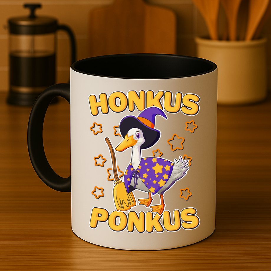 Funny Halloween Honkus Ponkus Duck Mug