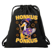 Funny Halloween Honkus Ponkus Duck Drawstring Bag