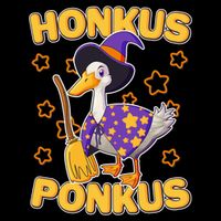 Funny Halloween Honkus Ponkus Duck Drawstring Bag