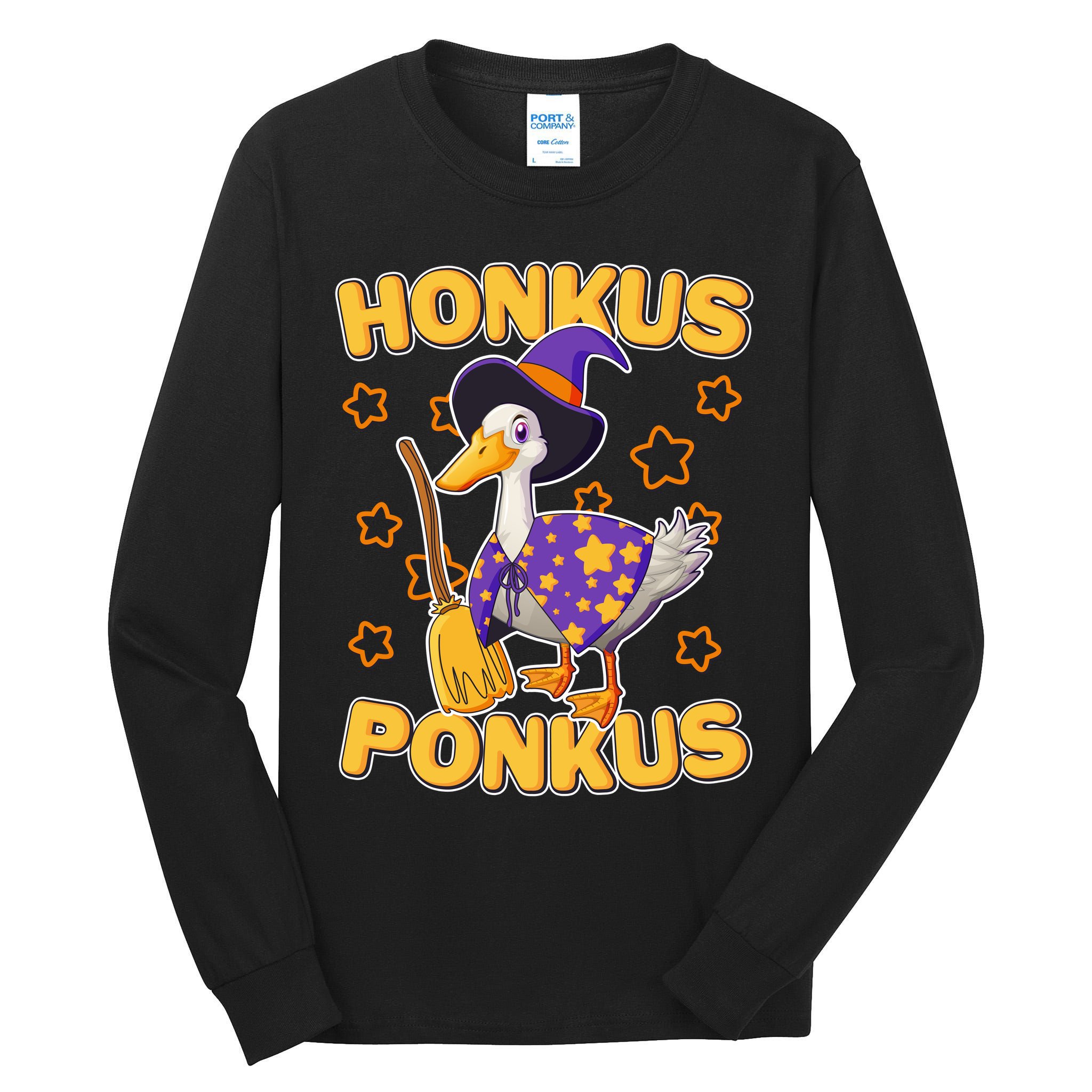 Funny Halloween Honkus Ponkus Duck Tall Long Sleeve T-Shirt