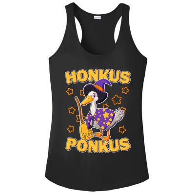 Funny Halloween Honkus Ponkus Duck Ladies PosiCharge Competitor Racerback Tank
