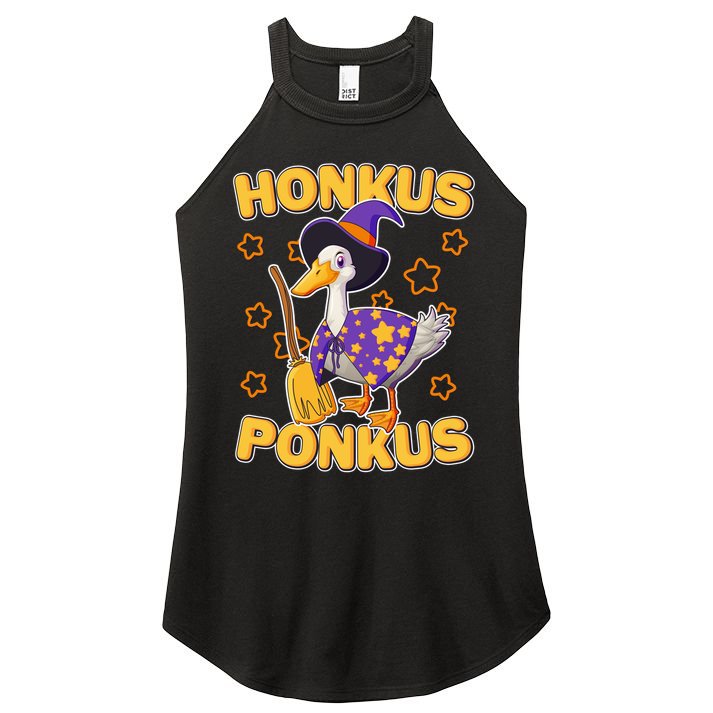 Funny Halloween Honkus Ponkus Duck Women's Perfect Tri Rocker Tank