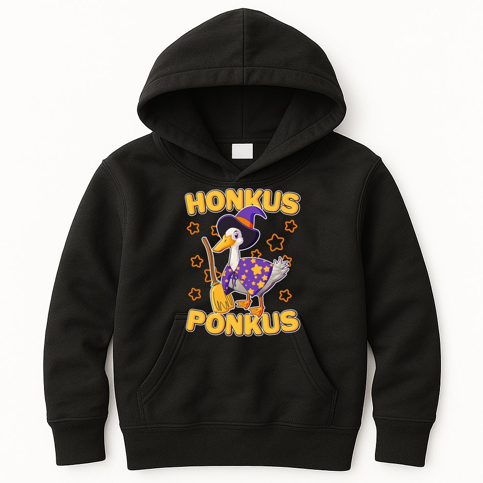 Funny Halloween Honkus Ponkus Duck Kids Hoodie