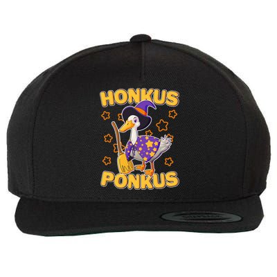 Funny Halloween Honkus Ponkus Duck Wool Snapback Cap