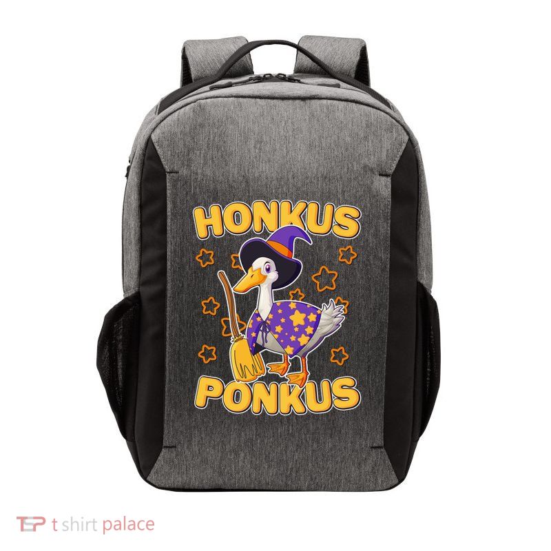 Funny Halloween Honkus Ponkus Duck Vector Backpack