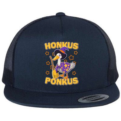 Funny Halloween Honkus Ponkus Duck Flat Bill Trucker Hat