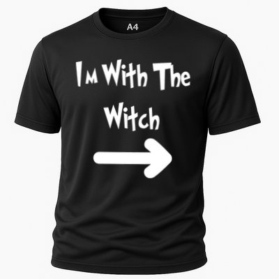 Funny Halloween I'm With The Witch  Performance Shirt