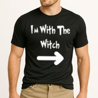 Funny Halloween I'm With The Witch  Cooling Performance Crew T-Shirt