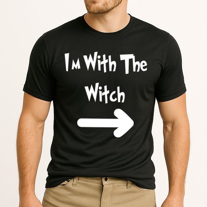 Funny Halloween I'm With The Witch  Cooling Performance Crew T-Shirt