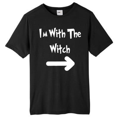 Funny Halloween I'm With The Witch  Tall Fusion ChromaSoft Performance T-Shirt