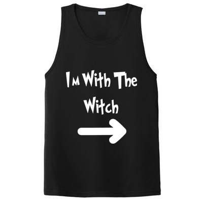 Funny Halloween I'm With The Witch  PosiCharge Competitor Tank