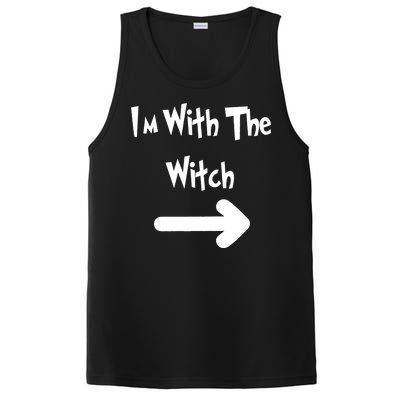 Funny Halloween I'm With The Witch  PosiCharge Competitor Tank