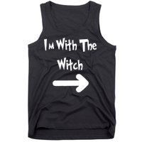 Funny Halloween I'm With The Witch  Tank Top