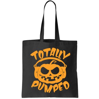 Funny Halloween Totally Pumped Headphones Pumpkin Bag