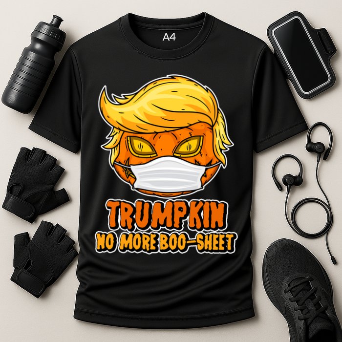 Funny Halloween Trumpkin No More Boo-Sheet Cooling Performance Crew T-Shirt