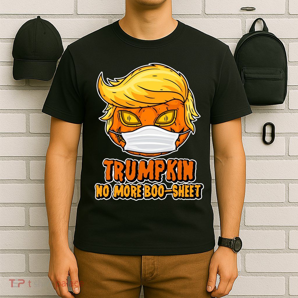 Funny Halloween Trumpkin No More Boo-Sheet T-Shirt