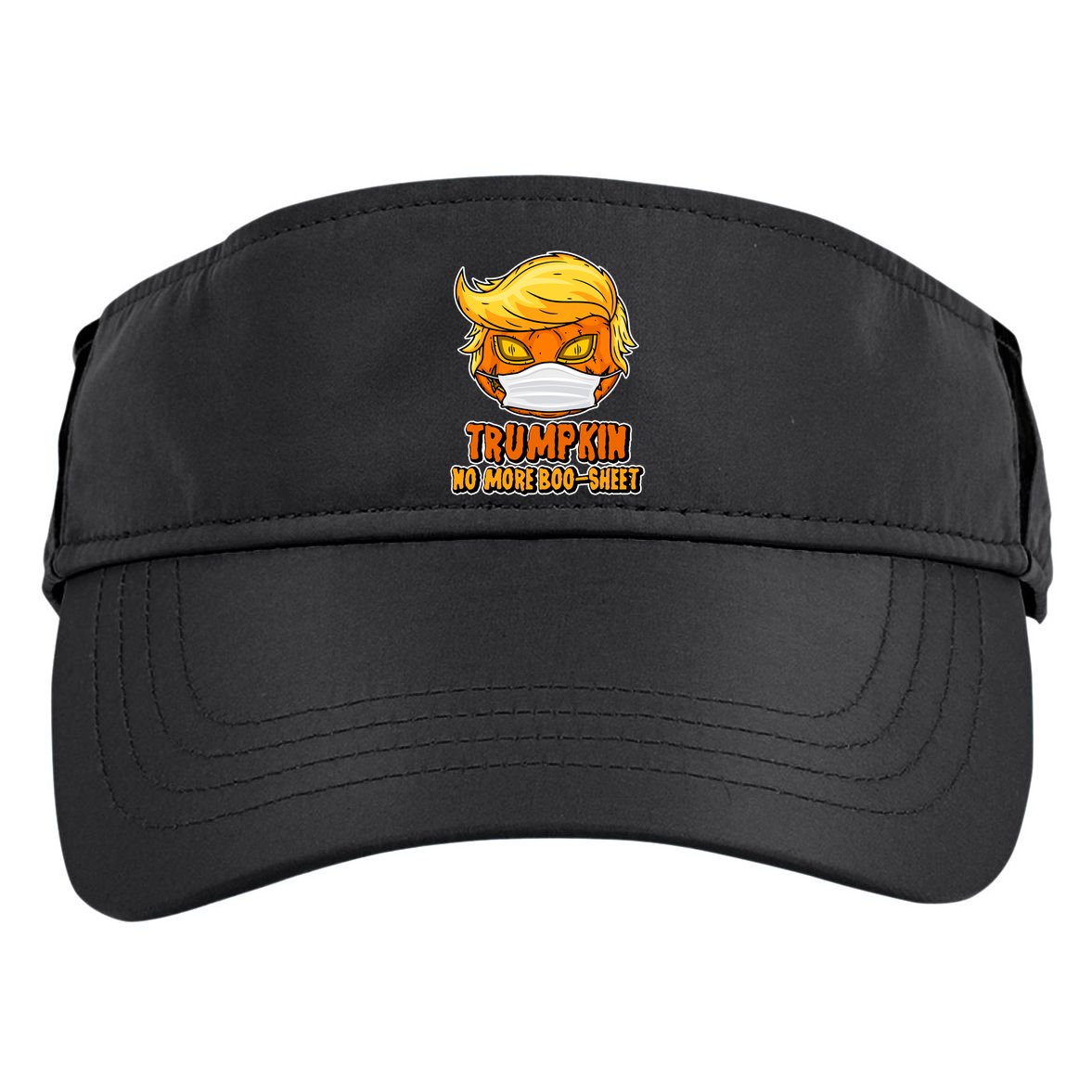 Funny Halloween Trumpkin No More Boo-Sheet Adult Drive Performance Visor