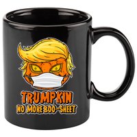 Funny Halloween Trumpkin No More Boo-Sheet 11oz C Handle Ceramic Mug