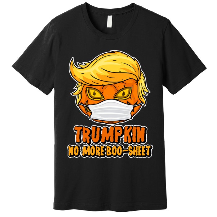 Funny Halloween Trumpkin No More Boo-Sheet Premium T-Shirt