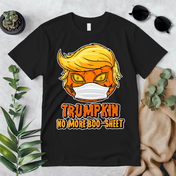 Funny Halloween Trumpkin No More Boo-Sheet Premium T-Shirt