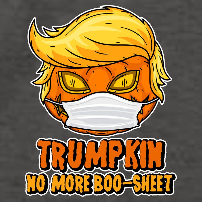 Funny Halloween Trumpkin No More Boo-Sheet Vector Backpack