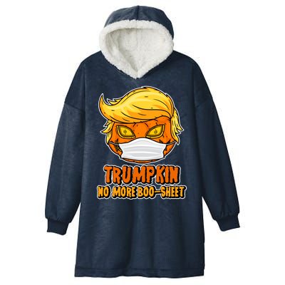 Funny Halloween Trumpkin No More Boo-Sheet Hooded Wearable Blanket