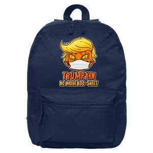 Funny Halloween Trumpkin No More Boo-Sheet 16 in Basic Backpack