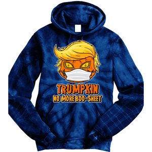 Funny Halloween Trumpkin No More Boo-Sheet Tie Dye Hoodie