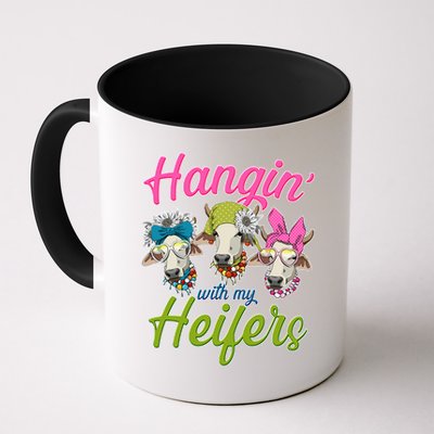 Funny Hangin' With My Heifers Cows Mug
