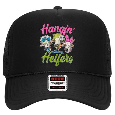 Funny Hangin' With My Heifers Cows Trucker Hat