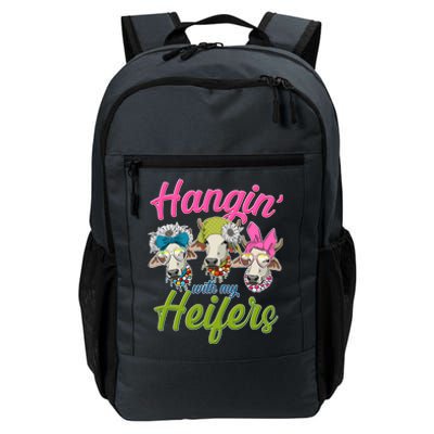 Funny Hangin' With My Heifers Cows Daily Commute Backpack