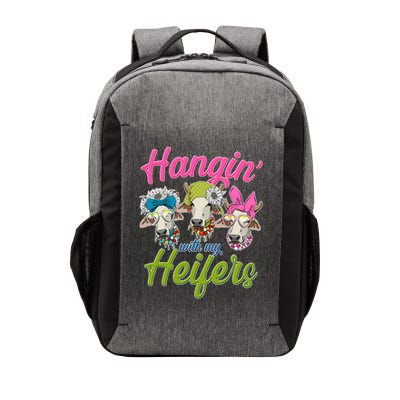 Funny Hangin' With My Heifers Cows Vector Backpack