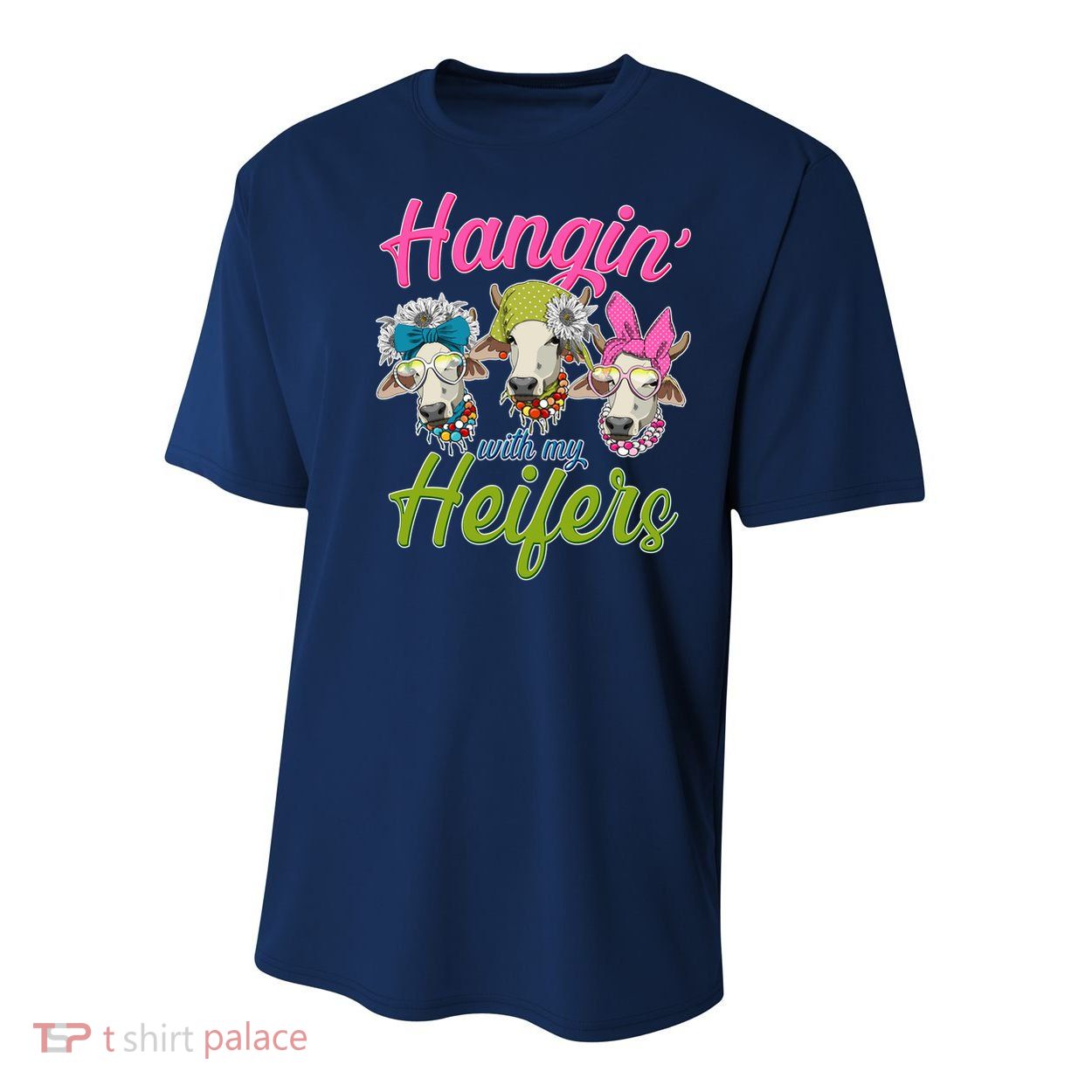 Funny Hangin' With My Heifers Cows Youth Performance Sprint T-Shirt