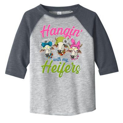 Funny Hangin' With My Heifers Cows Toddler Fine Jersey T-Shirt