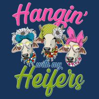 Funny Hangin' With My Heifers Cows Toddler T-Shirt