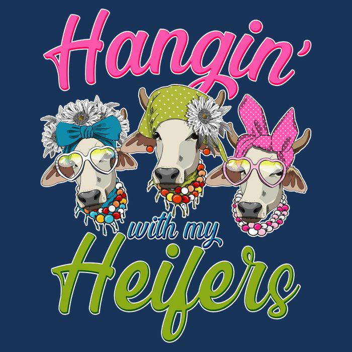 Funny Hangin' With My Heifers Cows Toddler T-Shirt