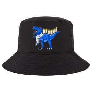 Funny Hanukah Menorasaurus T-Rex Dinosaur Cool Comfort Performance Bucket Hat